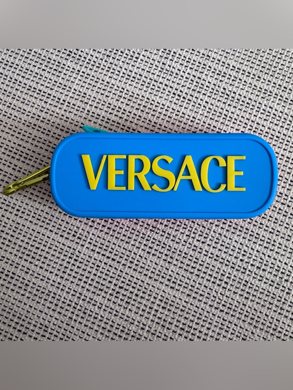 Versace Silicone Multicolor Sunglasses Case with Carabiner